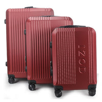 IZOD Zane Expandable ABS Hard shell Lightweight 360 Dual Spinning Wheels Combo Lock 28", 24", 20" 3 Piece Luggage Set