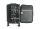 IZOD Ocean Soft Shell Lightweight Expandable 360 Dual Spinning Wheels Combo Lock 28", 24", 20" 3 Piece Luggage Set