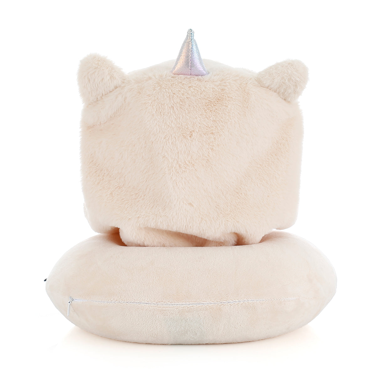 IZOD Mimi Kids Memory Foam Travel Pillow with Hoodie