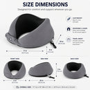 IZOD Moon Memory Foam Travel Neck Pillow
