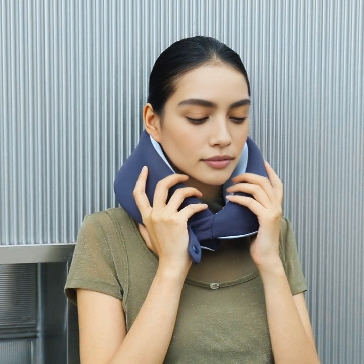 IZOD Moon Memory Foam Travel Neck Pillow