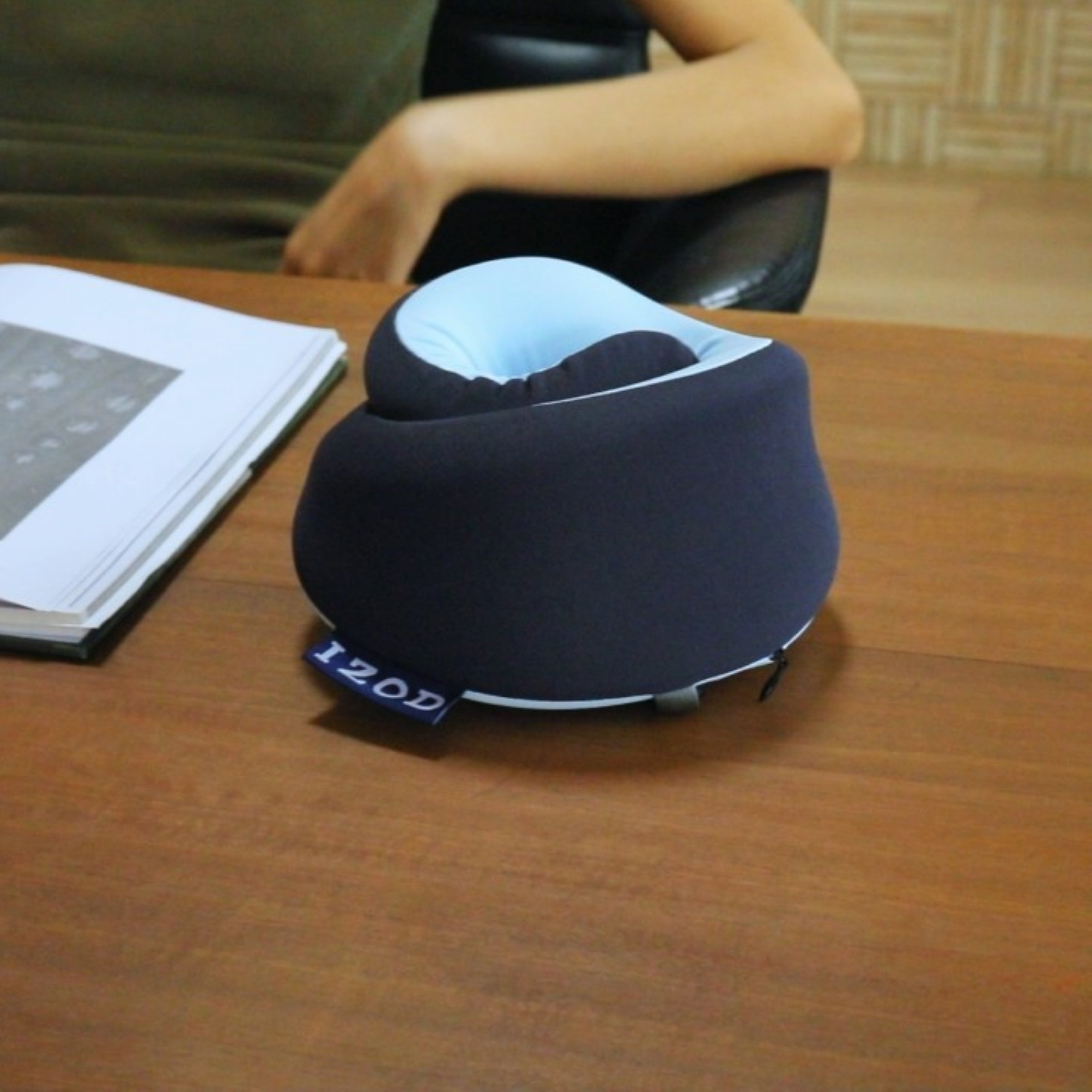 IZOD Moon Memory Foam Travel Neck Pillow