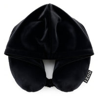 IZOD Twinkle Memory Foam Travel Neck Pillow with Hoodie