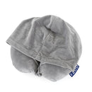 IZOD Twinkle Memory Foam Travel Neck Pillow with Hoodie