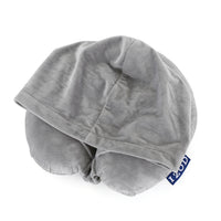 IZOD Twinkle Memory Foam Travel Neck Pillow with Hoodie