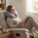 IZOD Twinkle Memory Foam Travel Neck Pillow with Hoodie