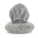 IZOD Twinkle Memory Foam Travel Neck Pillow with Hoodie