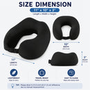 IZOD Cloud Memory Foam Travel Neck Pillow