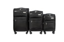 IZOD River Soft Shell Lightweight Expandable 360 Dual Spinning Wheels Combo Lock 28", 24", 20" 3 Piece Luggage Set