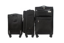IZOD River Soft Shell Lightweight Expandable 360 Dual Spinning Wheels Combo Lock 28", 24", 20" 3 Piece Luggage Set