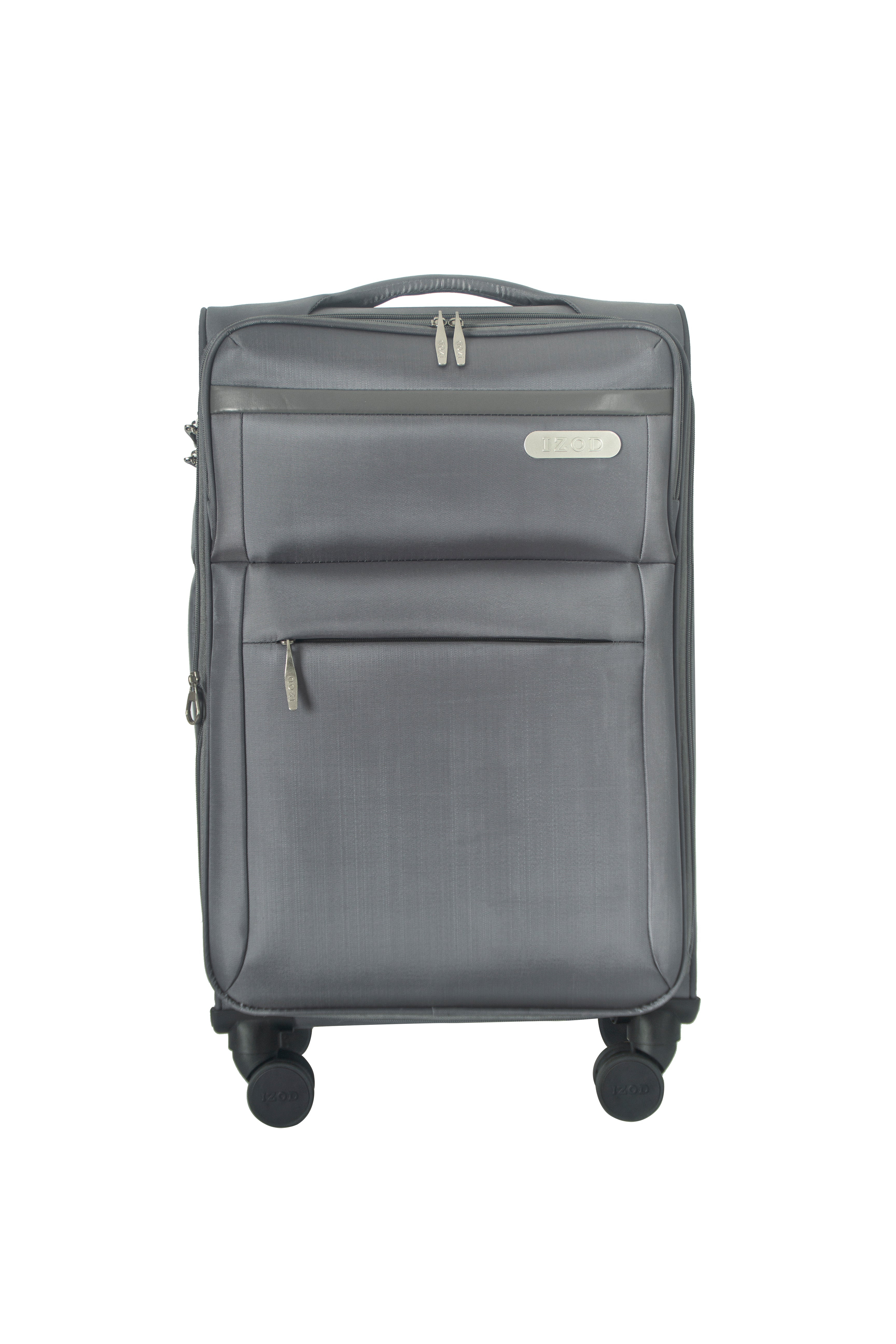 IZOD River Soft Shell Lightweight Expandable 360 Dual Spinning Wheels Combo Lock 28", 24", 20" 3 Piece Luggage Set