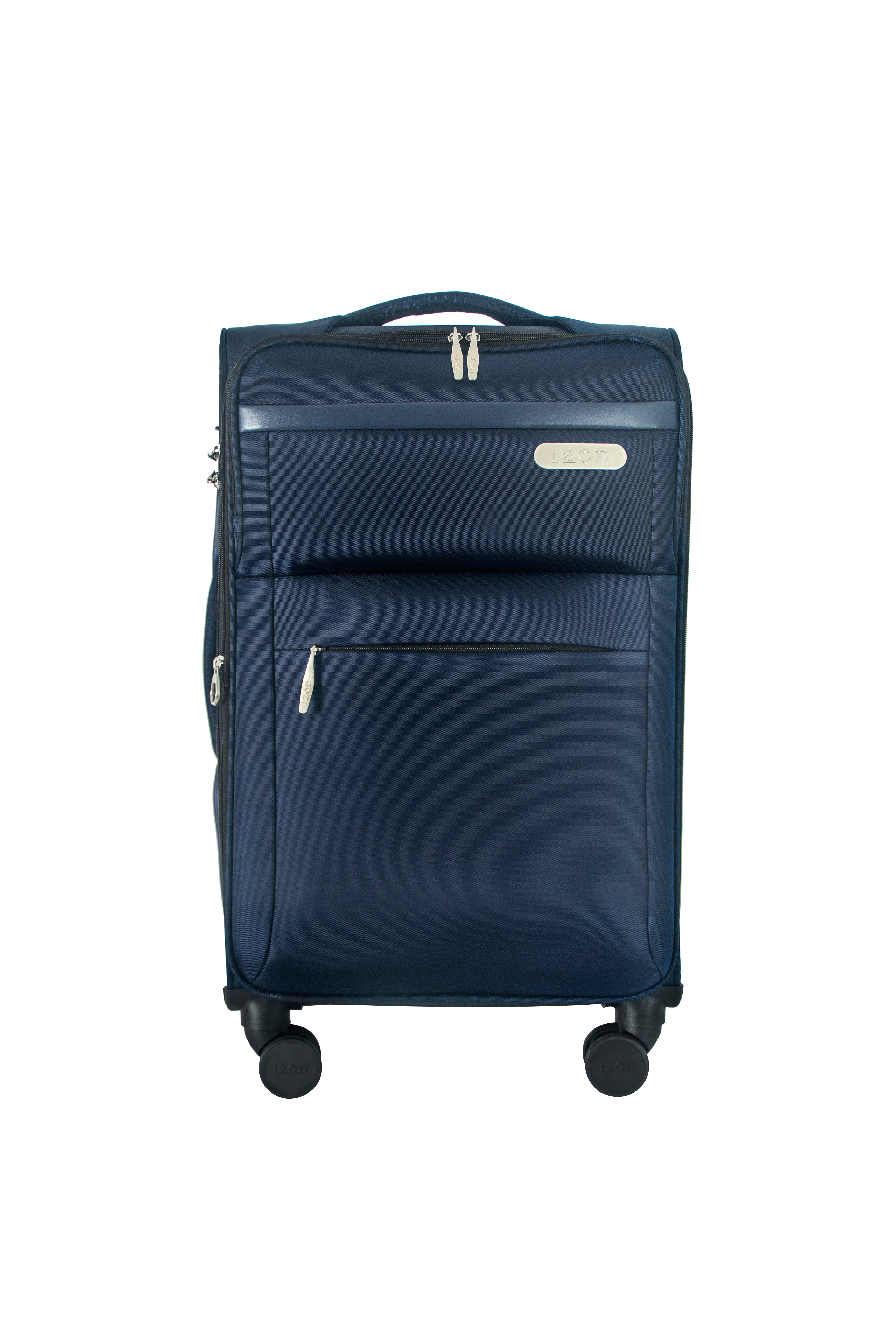 IZOD River Soft Shell Lightweight Expandable 360 Dual Spinning Wheels Combo Lock 28", 24", 20" 3 Piece Luggage Set