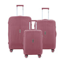 IZOD Sabina Premium Lightweight Polycarbonate Hard Shell 3 Piece Luggage Set - 20", 24", and 28" Sizes