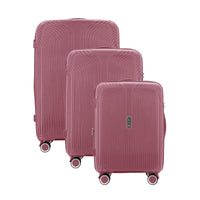 IZOD Sabina Premium Lightweight Polycarbonate Hard Shell 3 Piece Luggage Set - 20", 24", and 28" Sizes