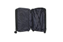IZOD Zane Large 28" Expandable ABS Hardside Lightweight 360 Dual Spinning Wheels Combo Lock Large 28" Luggage - Black