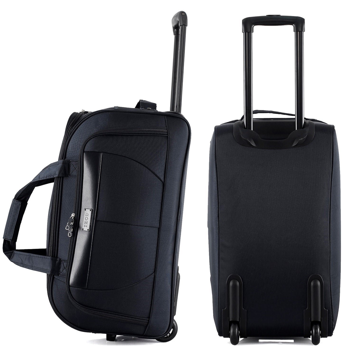 IZOD Carol Lightweight Soft Shell Rolling Duffel Bag with Wheels and Telescopic Handle – Travel-Ready Luggage Duffel