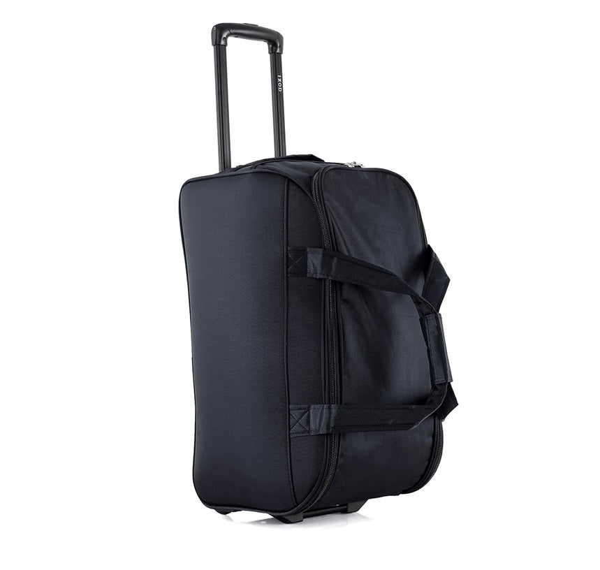 IZOD Carol 20" Lightweight Soft Shell Rolling Duffel Bag with Wheels and Telescopic Handle – Travel-Ready Luggage Duffel