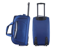 IZOD Carol Lightweight Soft Shell Rolling Duffel Bag with Wheels and Telescopic Handle – Travel-Ready Luggage Duffel