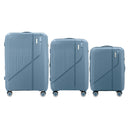 IZOD Zora Lightweight Polycarbonate Hard Shell 3 Piece Luggage Set - (20", 24", 28") with 360° Dual Spinning Wheels and Combo Lock