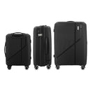 IZOD Zora Lightweight Polycarbonate Hard Shell 3 Piece Luggage Set - (20", 24", 28") with 360° Dual Spinning Wheels and Combo Lock