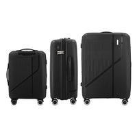 IZOD Zora Lightweight Polycarbonate Hard Shell 3 Piece Luggage Set - (20", 24", 28") with 360° Dual Spinning Wheels and Combo Lock