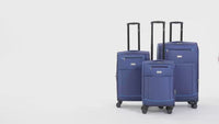 IZOD Vela Soft Shell Lightweight Expandable 3 Piece Luggage Set