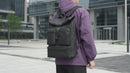 IZOD Milan Modern Roll-Top Travel Carry-On Backpack