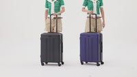 IZOD Zoe 3-Piece Luggage Set – Lightweight ABS Hard Shell Suitcases with 360° Spinner Wheels, Telescopic Handle & Expandable Design (28”/24”/20”)