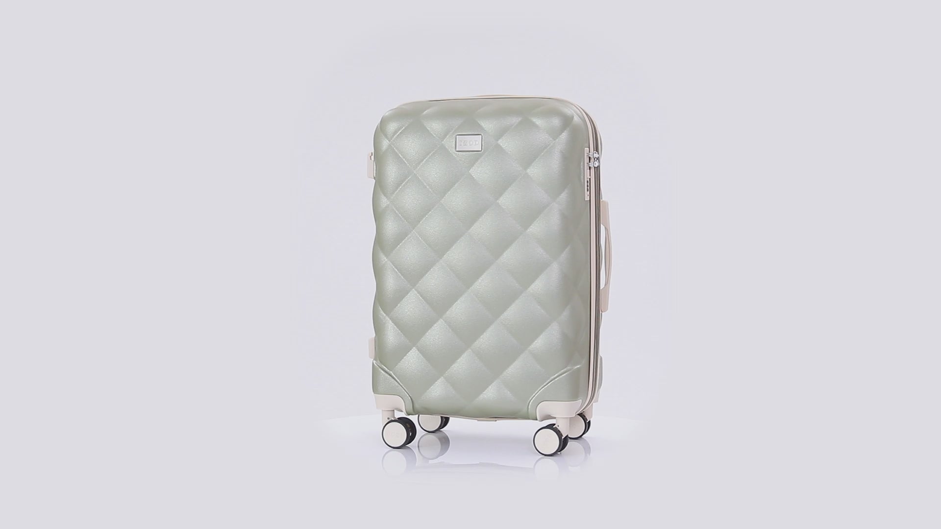 IZOD Fit Lightweight ABS Hard Shell Luggage Set - 3-Piece (20", 24", 28") with 360° Dual Spinning Wheels and Combo Lock