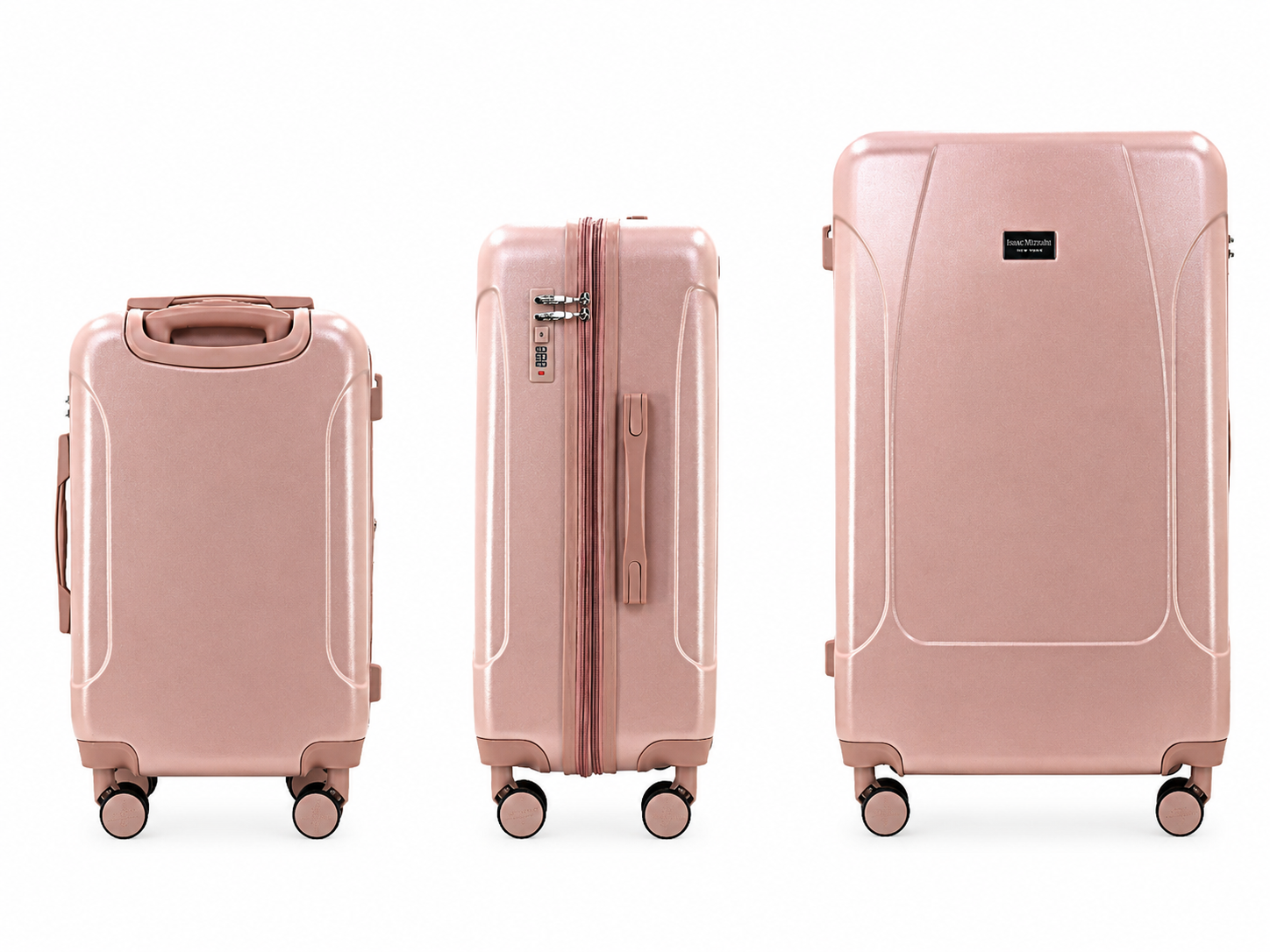 Isaac Mizrahi Luna Lightweight Expandable 3-Piece Luggage Set