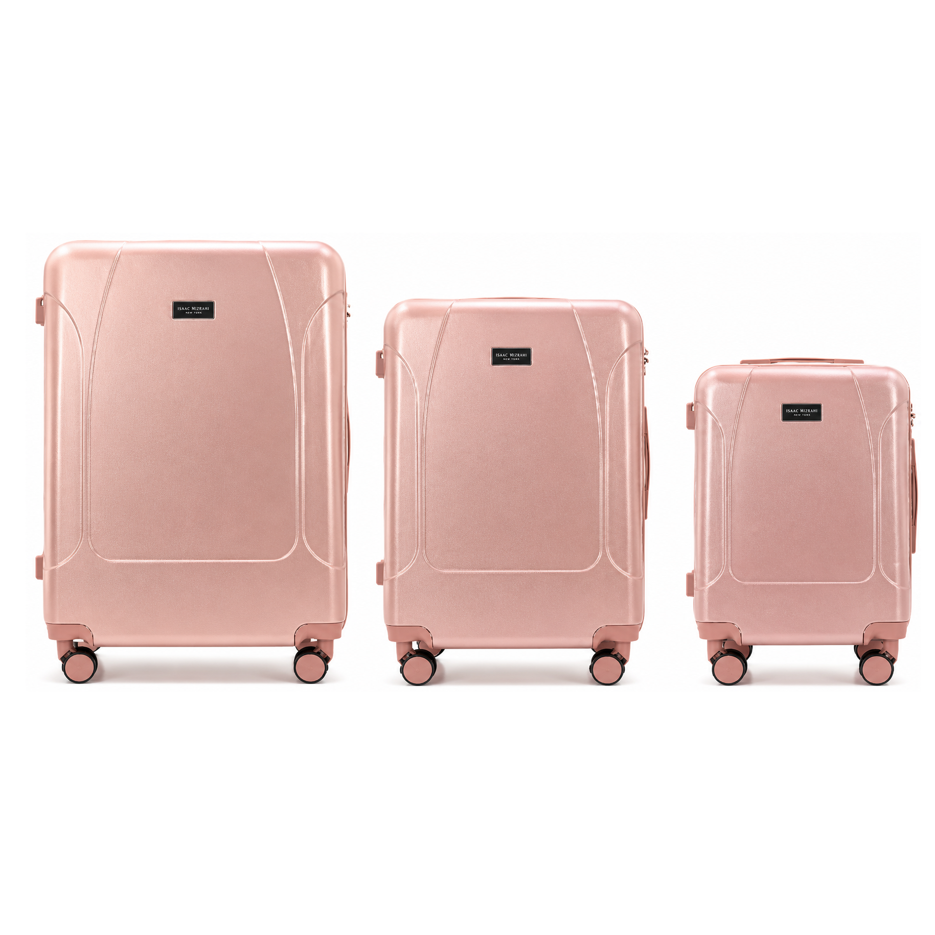 Isaac Mizrahi Luna Lightweight Expandable 3-Piece Luggage Set