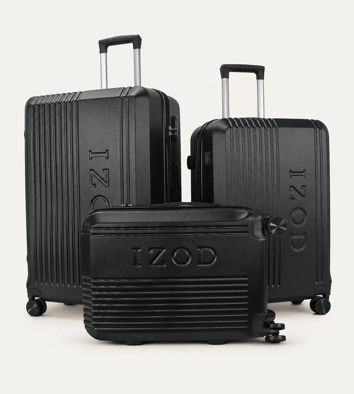 IZOD Zane Expandable ABS Hard shell Lightweight 360 Dual Spinning