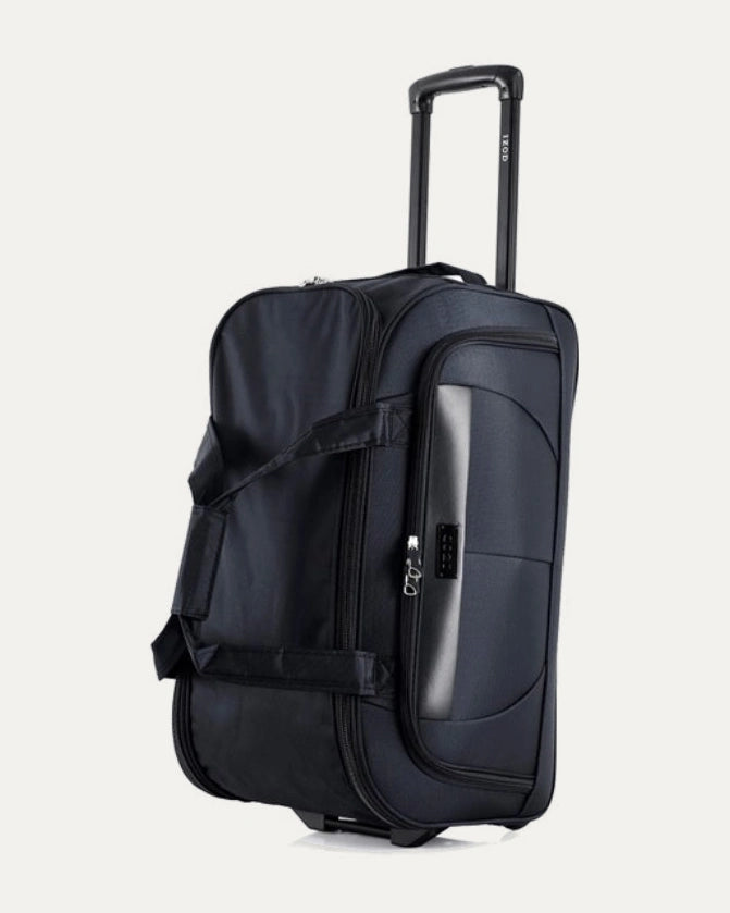 IZOD Carol Lightweight Soft Shell Rolling Duffel Bag with Wheels