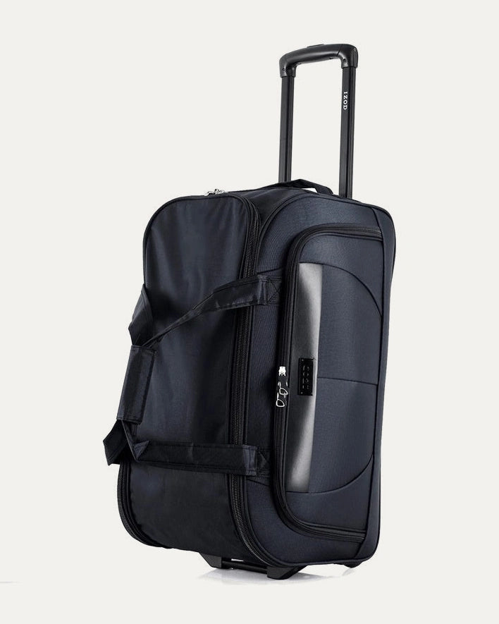 IZOD Carol Lightweight Soft Shell Rolling Duffel Bag with Wheels
