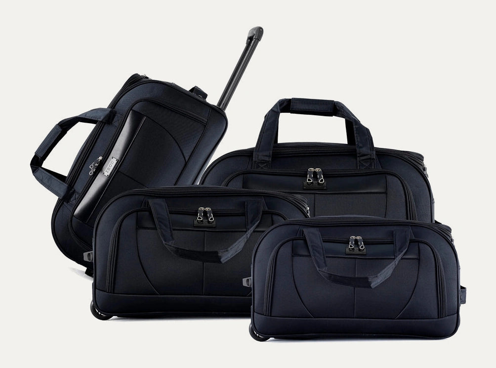 IZOD Carol Lightweight Soft Shell Rolling Duffel Bag with Wheels