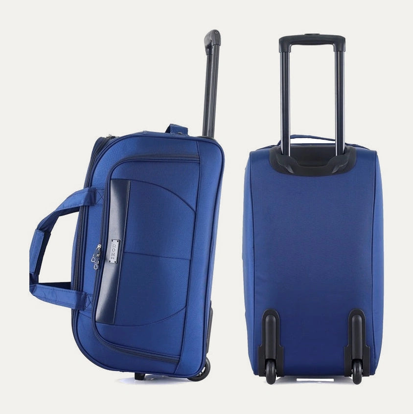 IZOD Carol Lightweight Soft Shell Rolling Duffel Bag with Wheels